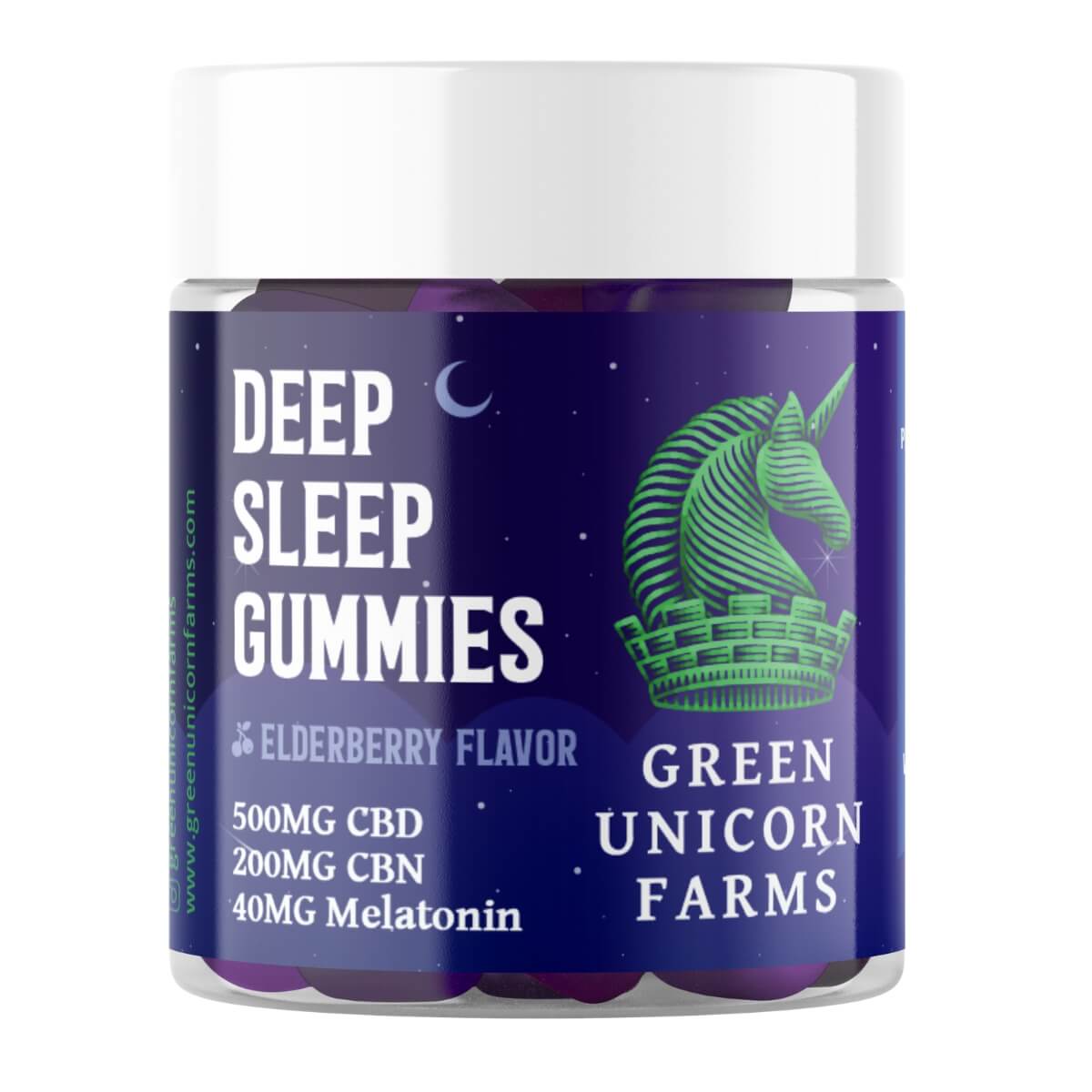 Green Unicorn Farms Deep Sleep Gummies Full Spectrum CBD CBN